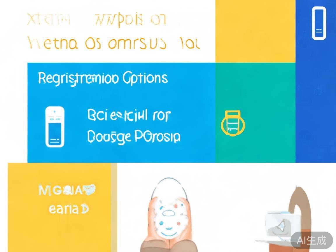 2.选择注册方式
平台提供多种注册方式，包括手机